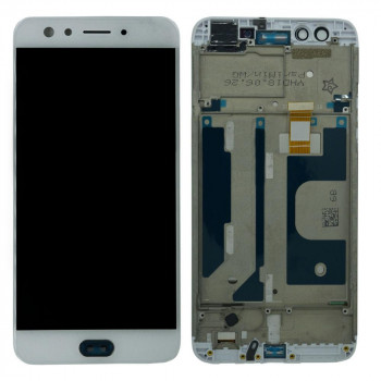 Oppo F3 Display and Touch Screen Glass Combo Replacement With Frame CPH1609 - Black